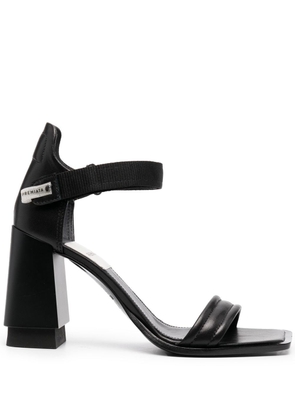 Premiata touch-strap 95mm block-heel sandals - Black