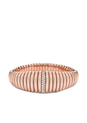 Pragnell 18kt rose gold diamond bangle bracelet - Pink