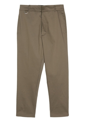Low Brand elasticated-waistband tapered trousers - Green