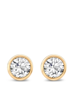 Pragnell 18kt rose gold Sundance diamond stud earrings - Pink