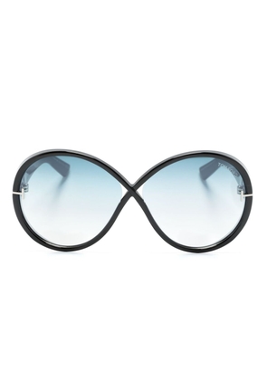 TOM FORD Eyewear Edie round-frame sunglasses - Black