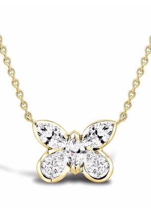Pragnell 18kt yellow gold Butterfly diamond pendant necklace