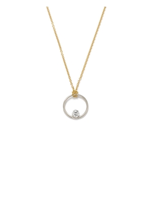 THE ALKEMISTRY 18kt gold and diamond floating necklace - Silver