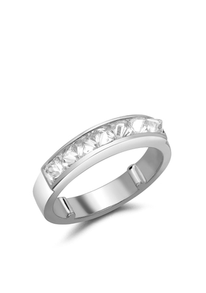 Pragnell 18kt white gold RockChic domed diamond ring - Silver