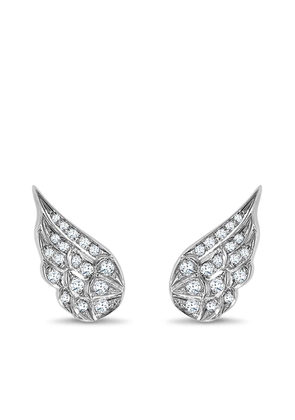 Pragnell 18kt white gold Tiara brilliant-cut diamond earrings - Silver