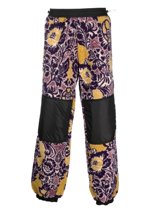 Aries floral-print track-pants - Purple