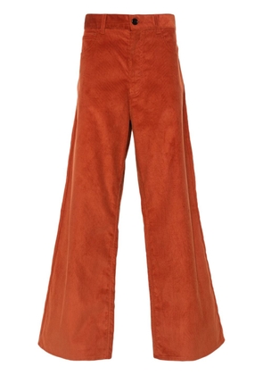 Marni flared corduroy trousers - Orange