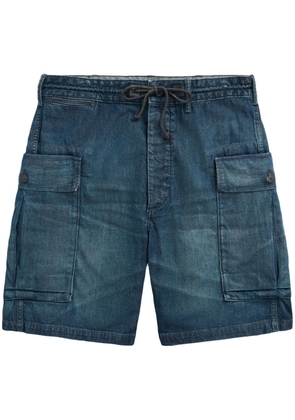 Ralph Lauren RRL denim cargo shorts - Blue