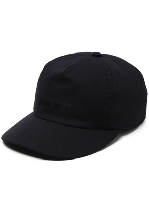 Fear Of God logo-print cotton cap - Black