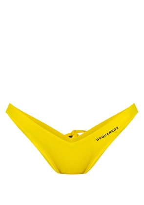Dsquared2 thong-style bikini bottom - Yellow