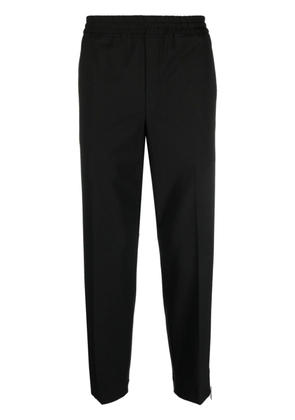 Neil Barrett elasticated-waist tapered trousers - Black