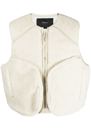 ENTIRE STUDIOS faux-shearling padded gilet - Neutrals