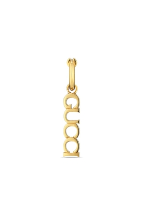 Gucci logo hoop earring - Gold