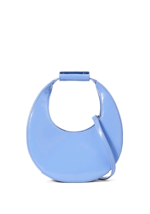 STAUD mini Moon leather tote bag - Blue