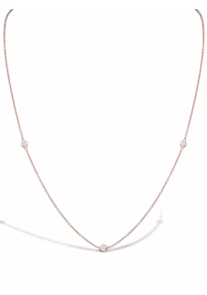 Pragnell 18kt rose gold Sundance diamond necklace - Pink