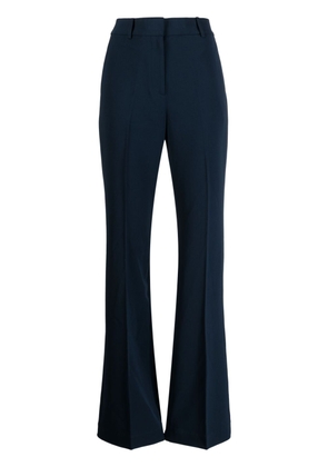 Michael Kors pressed-crease flared trousers - Blue