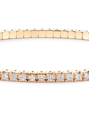 Pragnell 18kt rose gold expandable diamond bracelet - Pink