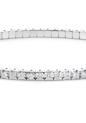 Pragnell 18kt white gold diamond expandable bracelet - Silver