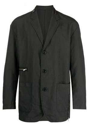 Undercover textured single-breasted blazer - Black