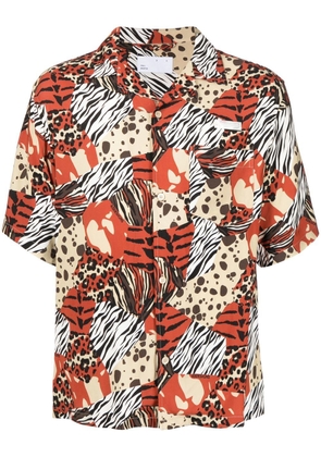 4SDESIGNS animal-print shirt - Multicolour