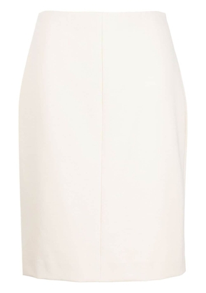 Vince seamed-front pencil skirt - White