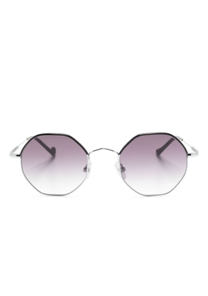 Eyepetizer Namib geometric-frame sunglasses - Black