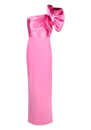 Solace London Selia one-shoulder maxi dress - Pink