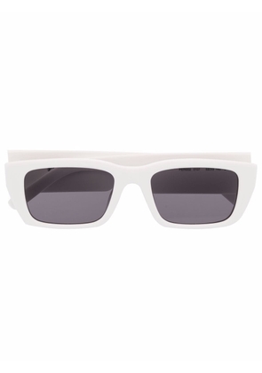 Palm Angels Palm rectangle-frame sunglasses - White