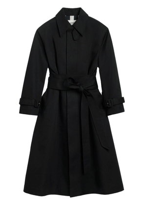 AMI Paris belted cotton trench coat - Black