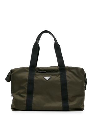 Prada Pre-Owned 2013-2023 Tessuto travel bag - Green