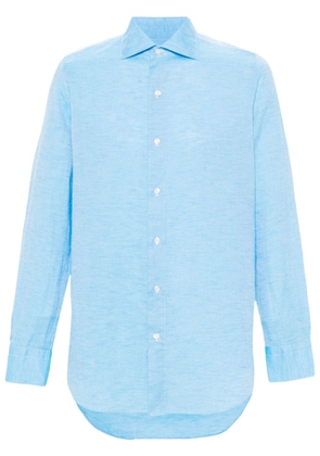 Finamore 1925 Napoli long-sleeves shirt - Blue