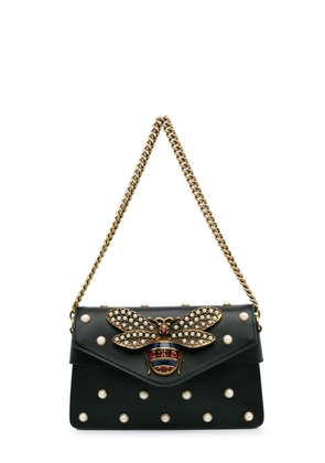 Gucci Pre-Owned 2016-2023 mini Queen Margaret Broadway satchel bag - Black