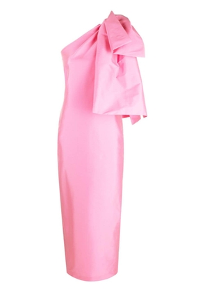 Bernadette Josselin bow-embellished midi dress - Pink