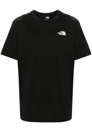 The North Face storm-print cotton T-shirt - Black
