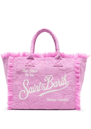 MC2 Saint Barth Vanity terry-cloth tote bag - Pink
