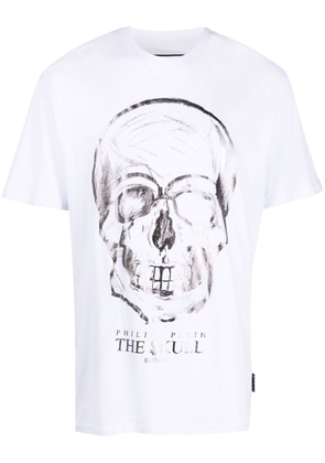 Philipp Plein skull-print T-shirt - White