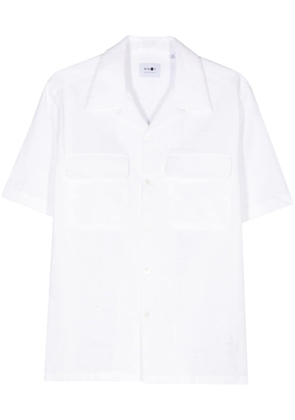 NN07 Daniel dobby shirt - White