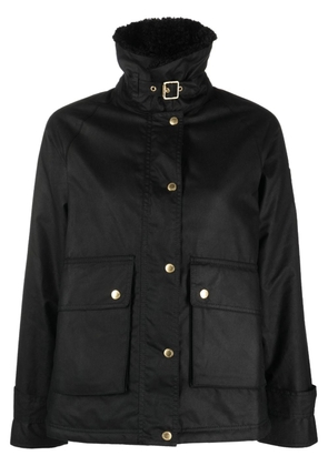 Barbour high-neck two-pocket jacket - Black