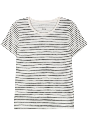 Majestic Filatures striped short-sleeve T-shirt - White