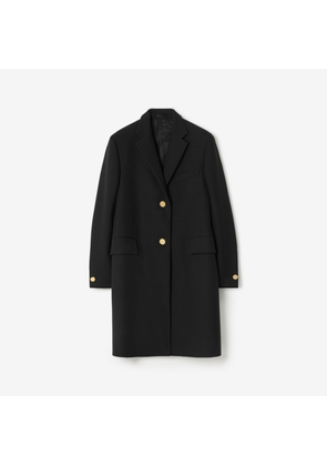 Burberry Wool Blend Tailored Coat