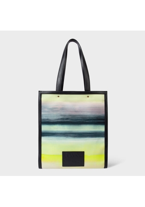 Paul Smith Green Recycled Polyester 'Airbrush' Tote Bag Multicolour