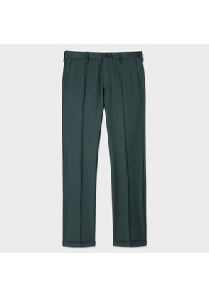 Paul Smith Slim-Fit Dark Green Wool-Cashmere Trousers