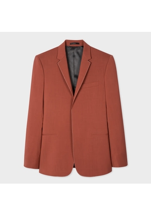 Paul Smith Tailored-Fit Brick Wool-Mohair Blazer