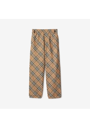 Burberry Check Twill Trousers