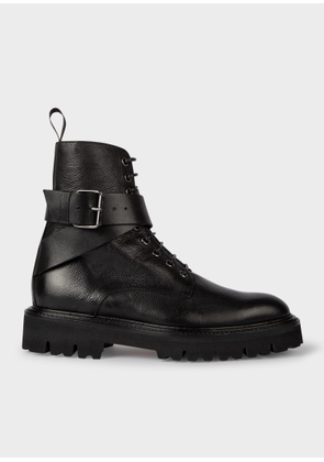 Paul Smith Women's Black Leather 'North' Ankle Boots