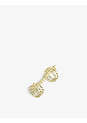 Serpent Trace yellow gold-plated vermeil sterling silver ring