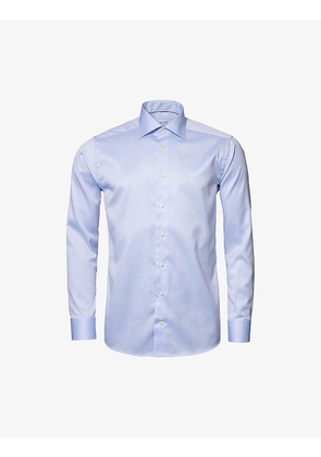 Slim-fit cotton-twill shirt