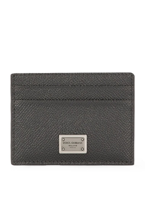 Dolce & Gabbana Leather Dauphine Card Holder