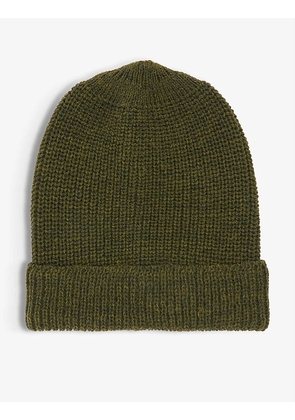 Porter ribbed wool beanie hat