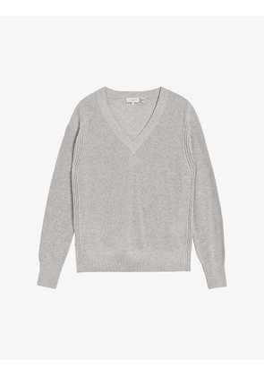 Rozell ribbed knitted jumper